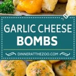 Cheese Bombs Recipe | Garlic Bread | Cheddar Bread #bread #cheese #appetizer #snack #garlicbread #sraye