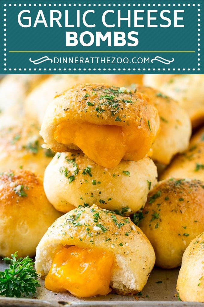 Cheese Bombs Recipe | Garlic Bread | Cheddar Bread #bread #cheese #appetizer #snack #garlicbread #sraye