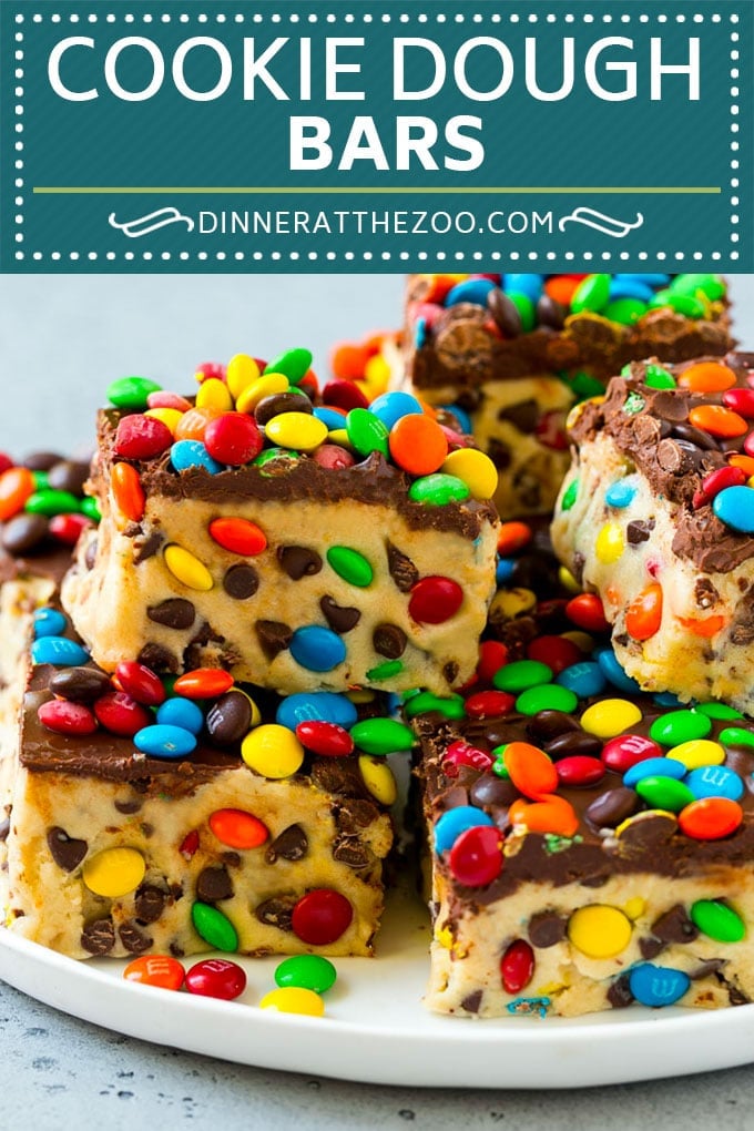 Cookie Dough Bars Recipe | Chocolate Chip Cookie Dough | Cookie Bars #cookiedough #cookies #cookiebars #chocolate #dessert #sraye