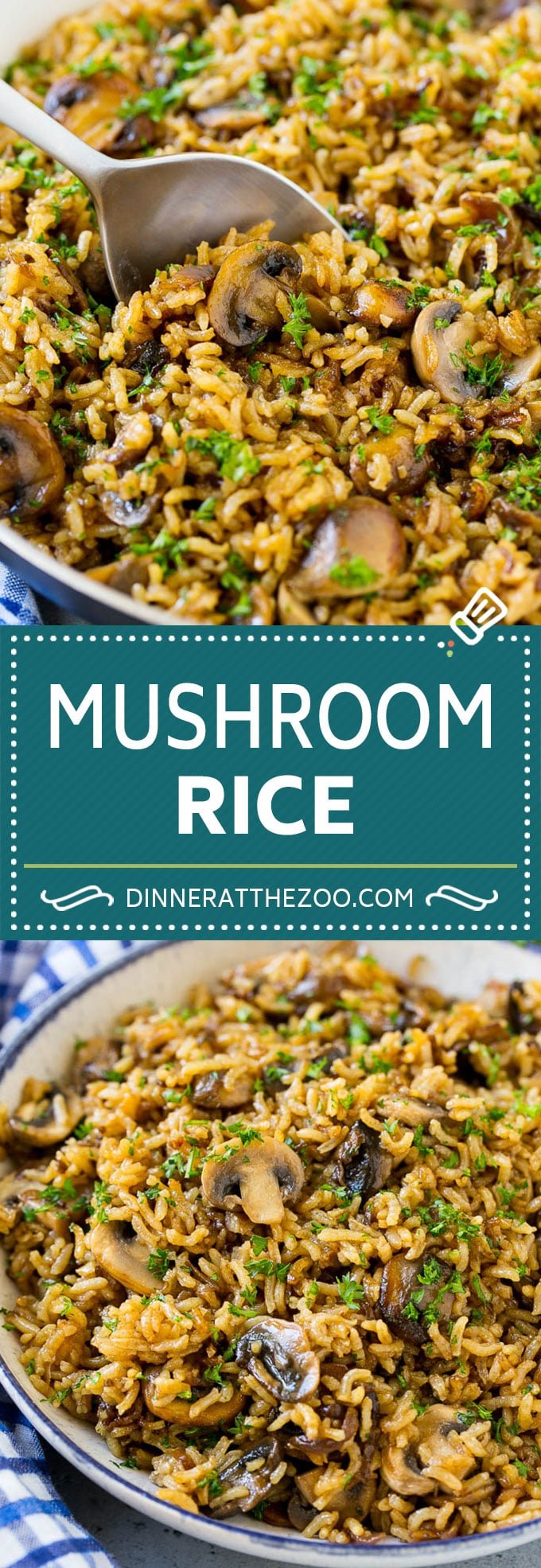Mushroom Rice Recipe | Baked Rice | Rice Pilaf #rice #mushrooms #sidedish #dinner #sraye