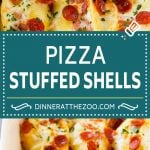 Pizza Stuffed Shells | Stuffed Shells Recipe | Italian Stuffed Shells #pizza #pasta #cheese #pepperoni #dinner #sraye