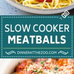 Slow Cooker Meatballs Recipe | Crock Pot Meatballs | Italian Meatballs | Spaghetti and Meatballs #meatballs #slowcooker #crockpot #dinner #sraye #italian