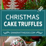 Christmas Cake Truffles Recipe | Cake Truffles | Cake Balls | Cake Bites #cake #christmas #sprinkles #baking #sraye