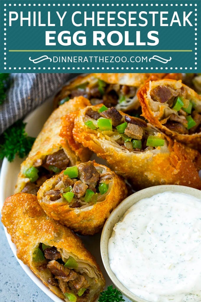 Philly Cheesesteak Egg Rolls | Beef Egg Rolls | Philly Cheesesteak Appetizer #steak #cheese #appetizer #snack #sraye
