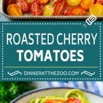 Roasted Cherry Tomatoes Recipe | Roasted Tomatoes #tomatoes #sidedish #glutenfree #cleaneating #healthy #dinner #sraye