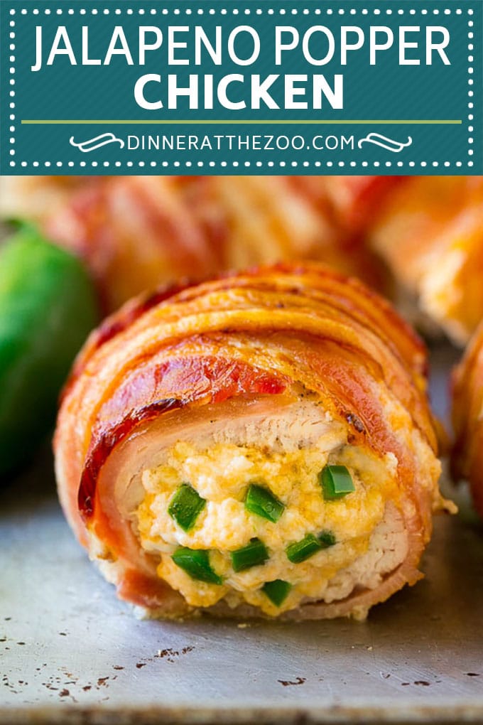 Jalapeno Popper Chicken Recipe | Bacon Wrapped Chicken | Stuffed Chicken | Low Carb Chicken #chicken #lowcarb #keto #bacon #jalapenos #cheese #dinner #sraye
