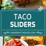 Taco Sliders Recipe | Beef Slider Sandwiches | Easy Slider Sandwiches #sandwich #taco #beef #cheese #snack #appetizer #sraye