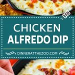Chicken Alfredo Dip Recipe | Chicken Dip | Cheese Dip #dip #appetizer #chicken #cheese #sraye