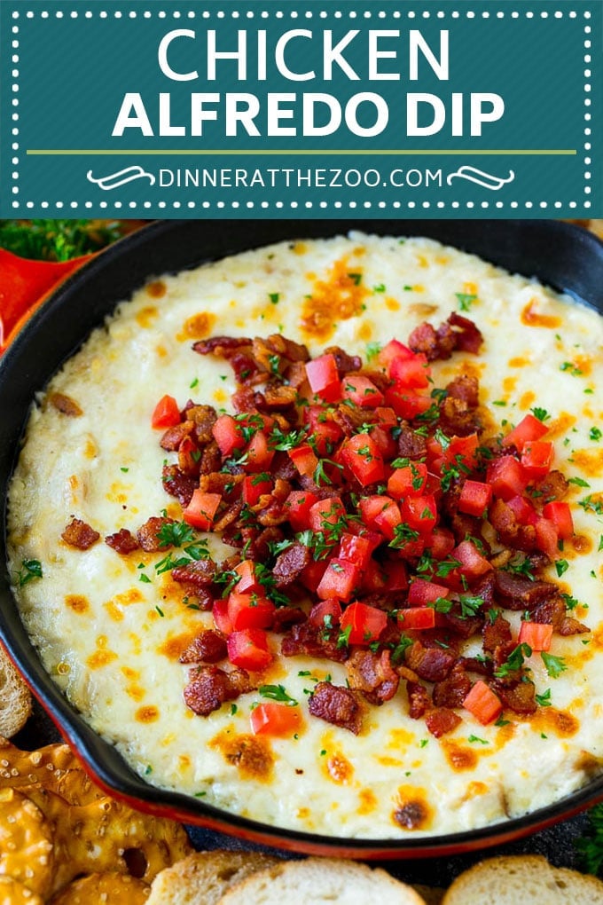 Chicken Alfredo Dip Recipe | Chicken Dip | Cheese Dip #dip #appetizer #chicken #cheese #sraye