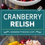 Cranberry Relish Recipe | Cranberry Sauce | Raw Cranberry Relish #cranberry #relish #sauce #thanksgiving #fall #dinner #sraye