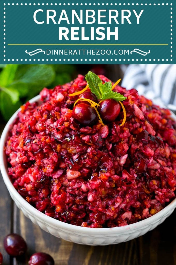 Cranberry Relish Recipe | Cranberry Sauce | Raw Cranberry Relish #cranberry #relish #sauce #thanksgiving #fall #dinner #sraye