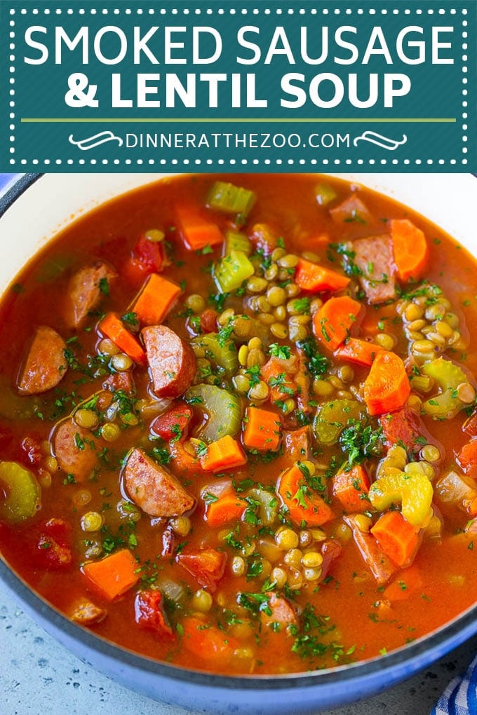 Lentil Soup Recipe | Sausage Lentil Soup #soup #lentils #sausage #dinner #glutenfree #sraye