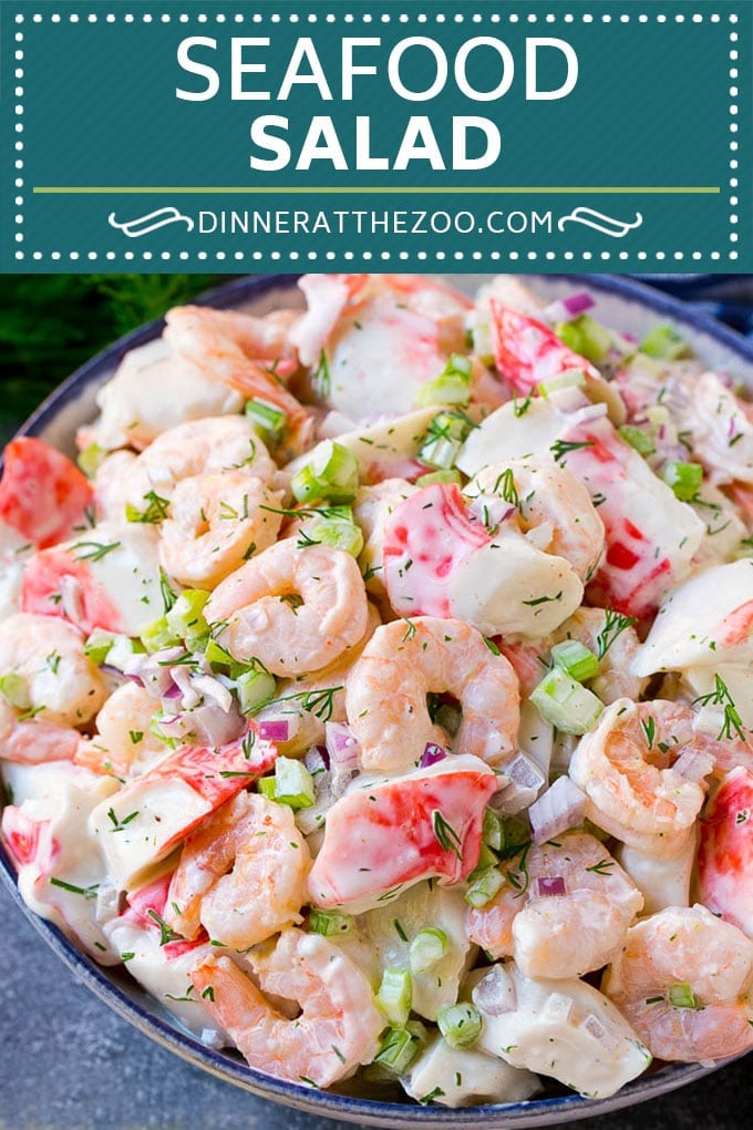 Seafood Salad Recipe | Shrimp Salad Recipe | Crab Salad #salad #shrimp #crab #seafood #lunch #lowcarb #dinner #sraye