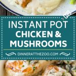 Instant Pot Chicken with Mushroom Sauce | Instant Pot Chicken Recipe | Mushroom Chicken #instantpot #chicken #mushrooms #pressurecooker #dinner #sraye