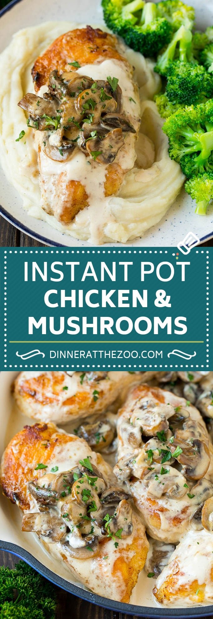 Instant Pot Chicken with Mushroom Sauce | Instant Pot Chicken Recipe | Mushroom Chicken #instantpot #chicken #mushrooms #pressurecooker #dinner #sraye