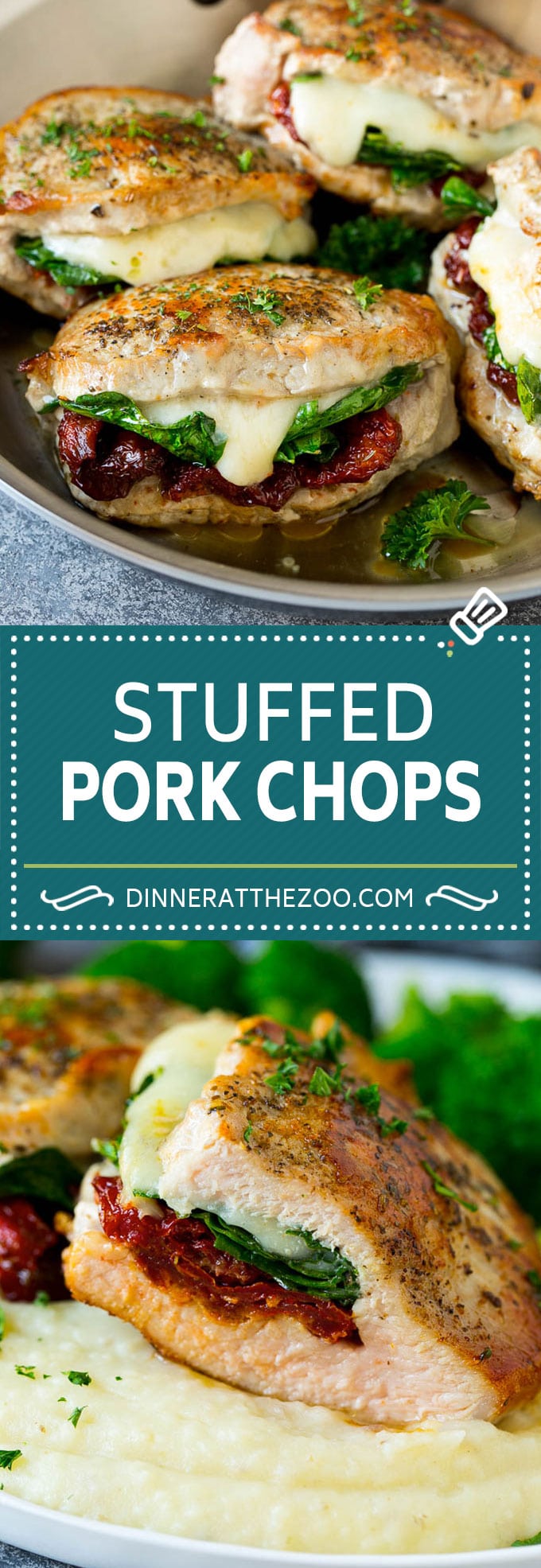 Stuffed Pork Chops Recipe | Boneless Pork Chops Recipe | Italian Pork Chops #pork #porkchops #cheese #lowcarb #dinner #sraye