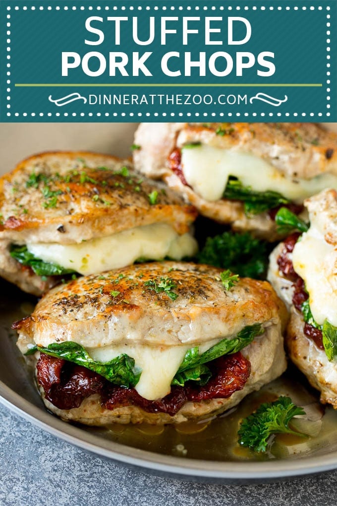 Stuffed Pork Chops Recipe | Boneless Pork Chops Recipe | Italian Pork Chops #pork #porkchops #cheese #lowcarb #dinner #sraye