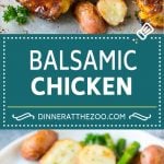 Balsamic Chicken Recipe | Sheet Pan Chicken | Glazed Chicken #chicken #asparagus #potatoes #dinner #glutenfree #sraye