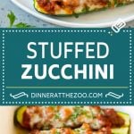 Stuffed Zucchini Boats Recipe | Baked Zucchini | Low Carb Zucchini #dinner #lowcarb #keto #zucchini #sausage #sraye