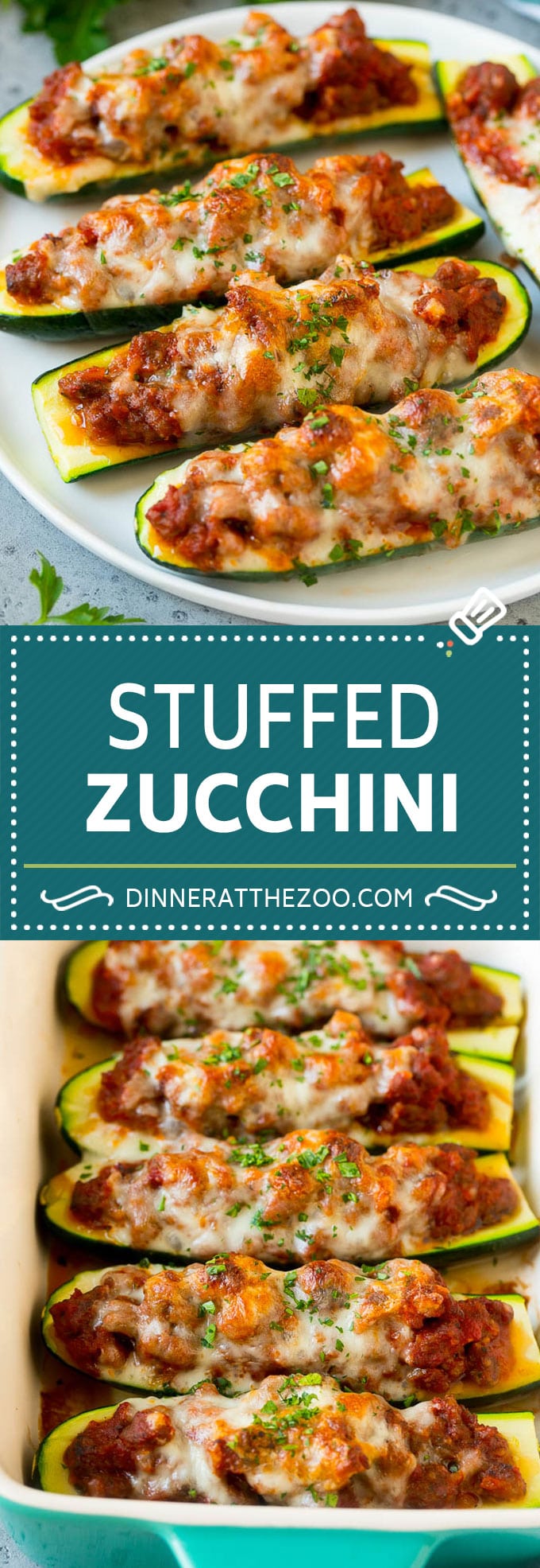 Stuffed Zucchini Boats Recipe | Baked Zucchini | Low Carb Zucchini #dinner #lowcarb #keto #zucchini #sausage #sraye