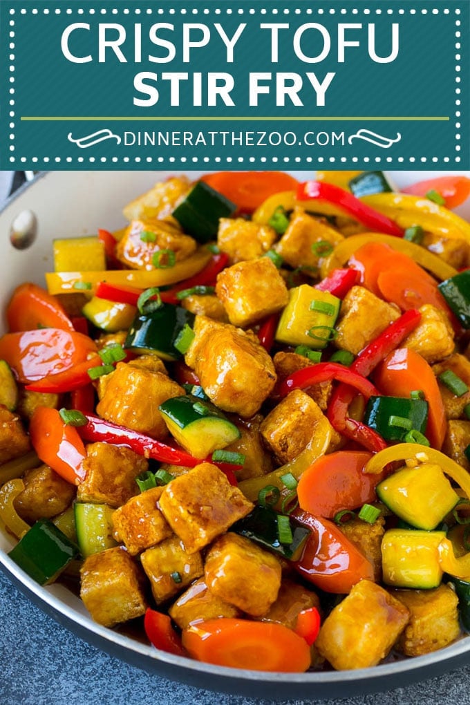 Tofu Stir Fry Recipe | Crispy Tofu | Tofu and Vegetables | Vegetable Stir Fry #tofu #vegetarian #stirfry #zucchini #dinner #meatless #sraye