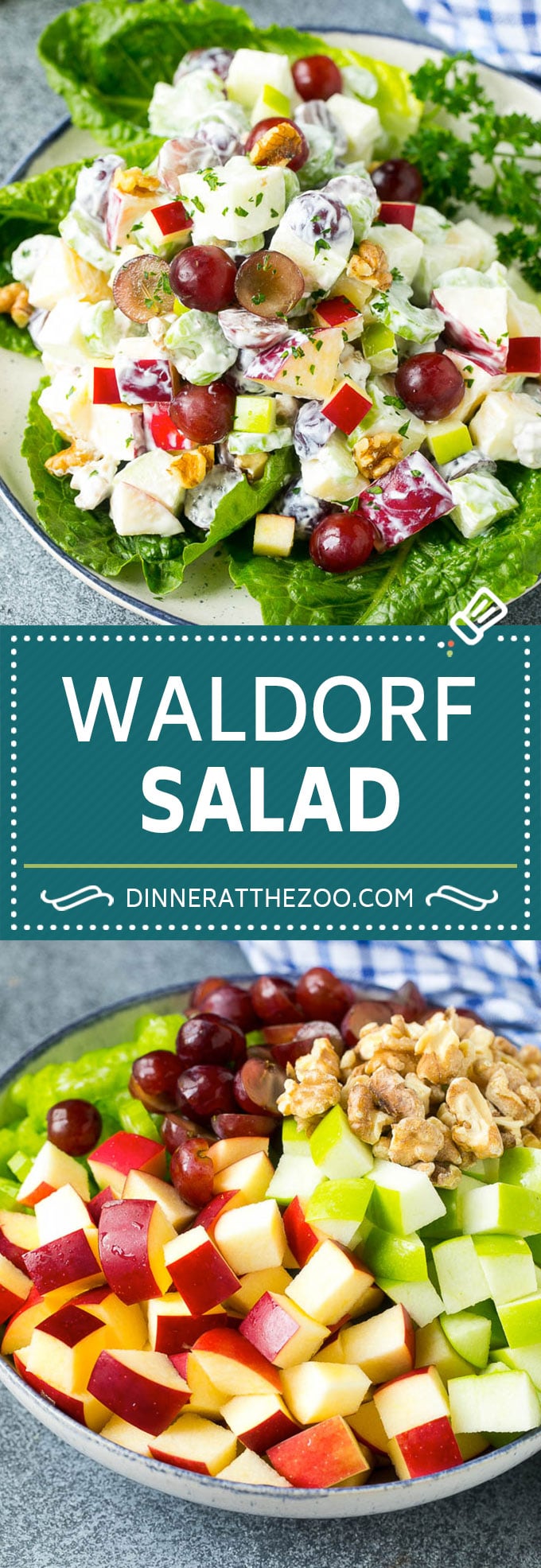 Waldorf Salad Recipe | Apple Salad | Fruit Salad #salad #fruit #apples #grapes #lunch #sraye #glutenfree