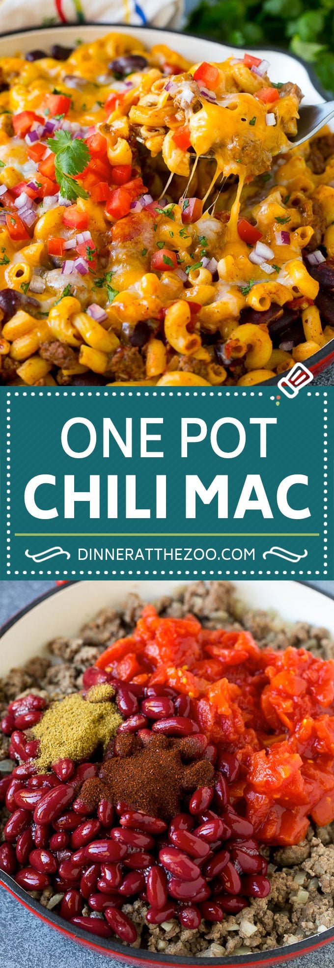 One Pot Chili Mac Recipe | One Pot Pasta | Chili Mac #dinner #beef #pasta #macaroni #beans #cheese #sraye #onepot