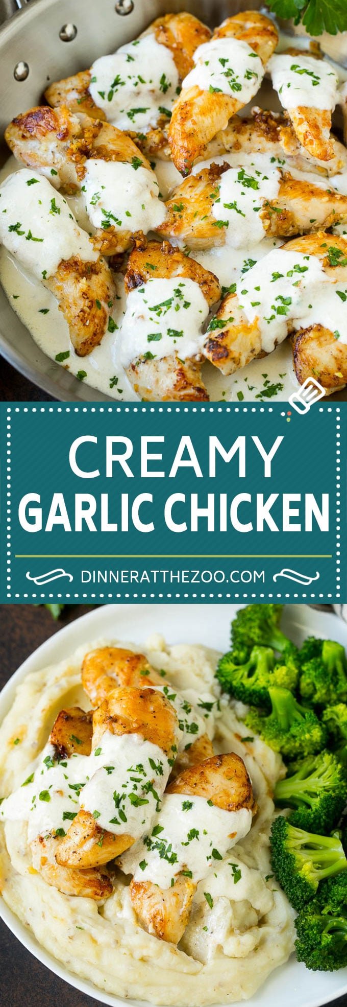 Creamy Garlic Chicken Recipe | Chicken Breast Tenders | Sauteed Chicken #chicken #garlic #parmesan #dinner #glutenfree #keto #lowcarb #sraye