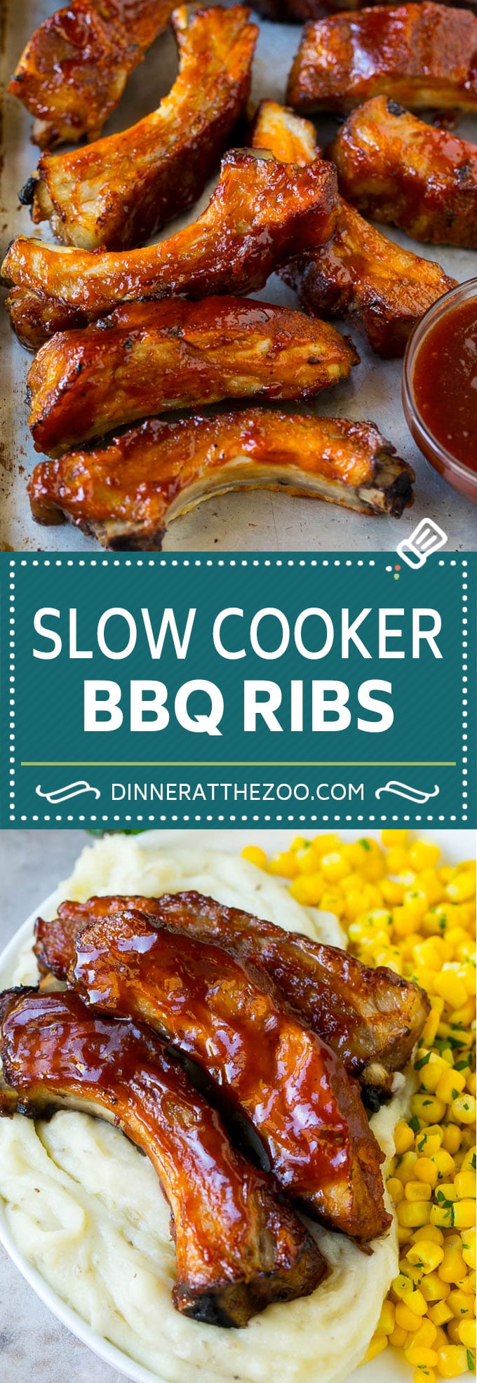 Slow Cooker Ribs | Baby Back Ribs | Crock Pot Ribs | Pork Ribs #ribs #pork #slowcooker #crockpot #bbq #dinner #sraye