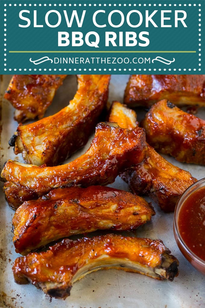 Slow Cooker Ribs | Baby Back Ribs | Crock Pot Ribs | Pork Ribs #ribs #pork #slowcooker #crockpot #bbq #dinner #sraye