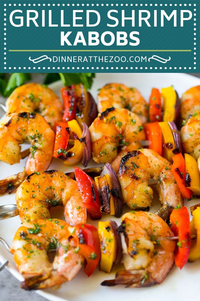 Shrimp Kabobs Recipe | Shrimp Skewers | Grilled Shrimp #shrimp #grilling #kabobs #dinner #sraye #peppers