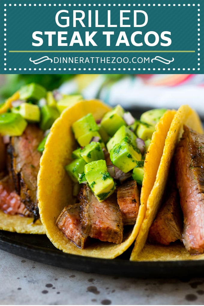 Steak Tacos Recipe | Beef Tacos | Grilled Steak #steak #tacos #tacotuesday #avocado #dinner #sraye
