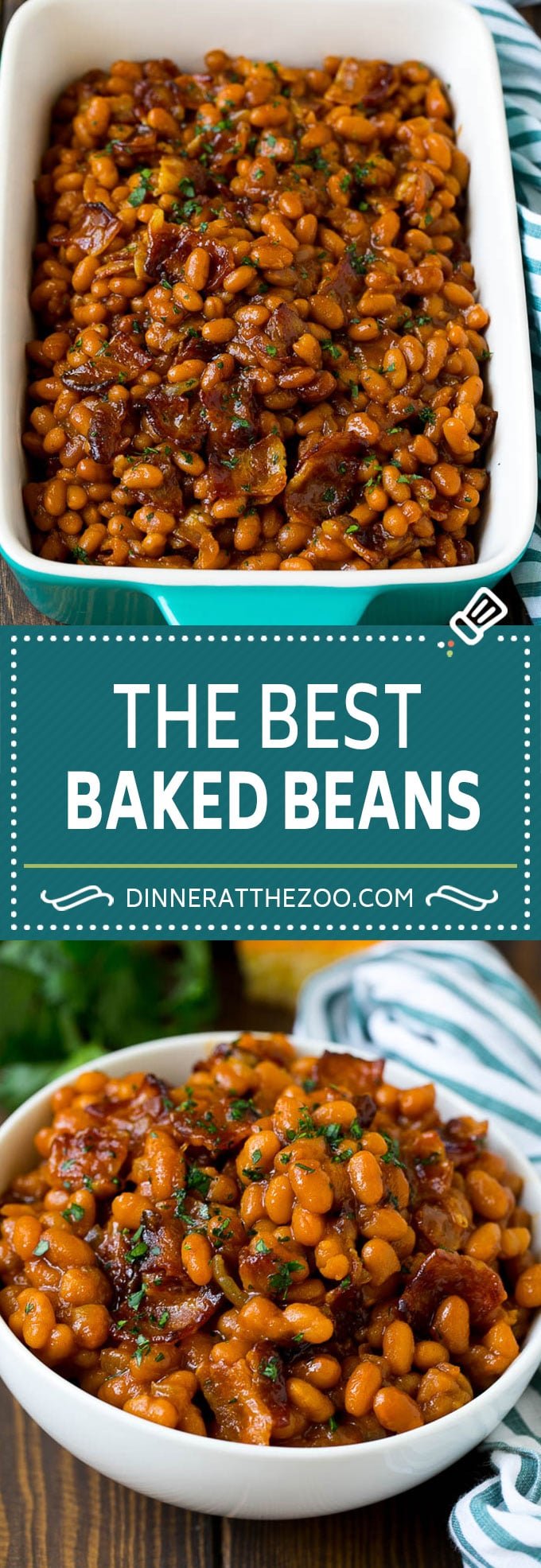 Baked Beans Recipe #beans #bacon #sidedish #bbq #dinner #sraye