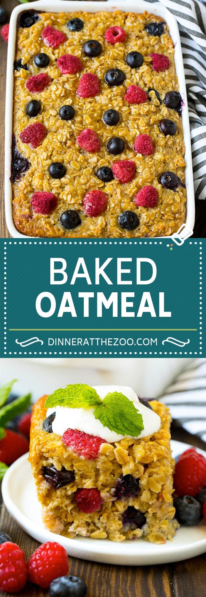Baked Oatmeal Recipe | Meal Prep | Healthy Oatmeal #oatmeal #casserole #breakfast #brunch #sraye #mealprep