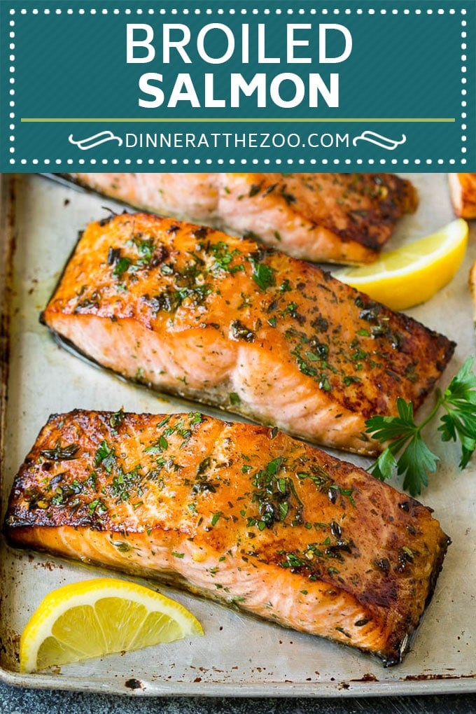 Broiled Salmon Recipe | Healthy Salmon Recipe #salmon #garlic #seafood #dinner #sraye