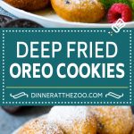 Fried Oreos Recipe #oreos #cookies #dessert #chocolate #sraye