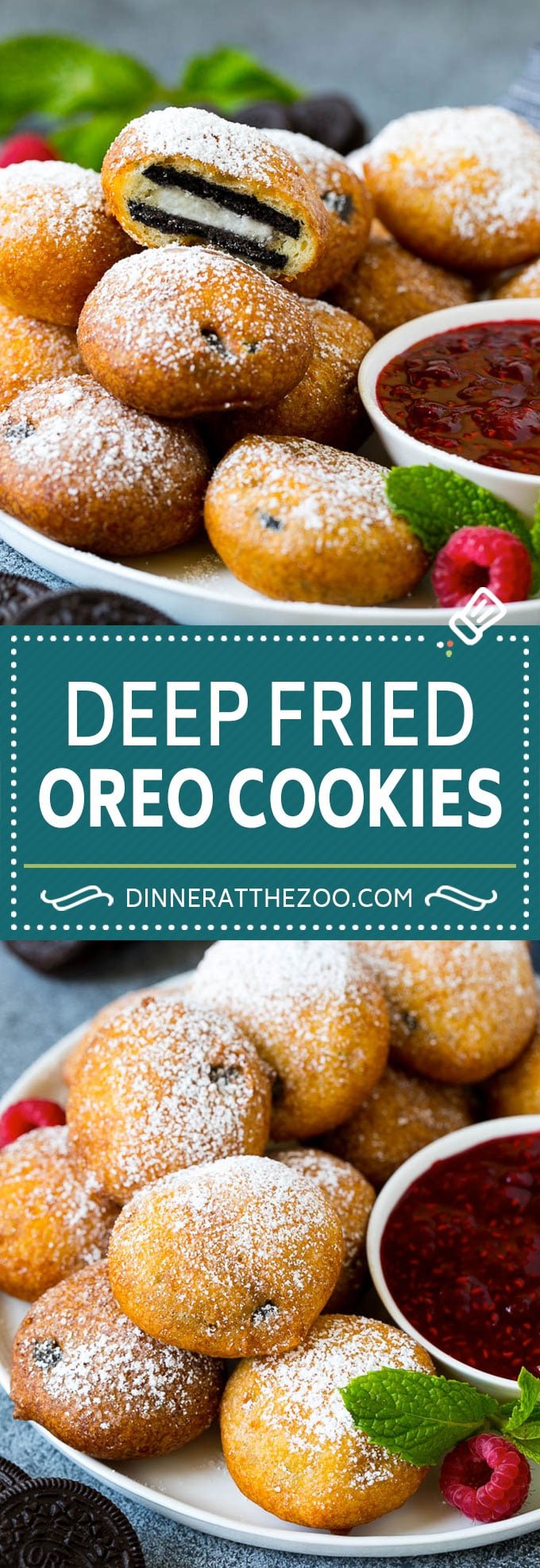 Fried Oreos Recipe #oreos #cookies #dessert #chocolate #sraye