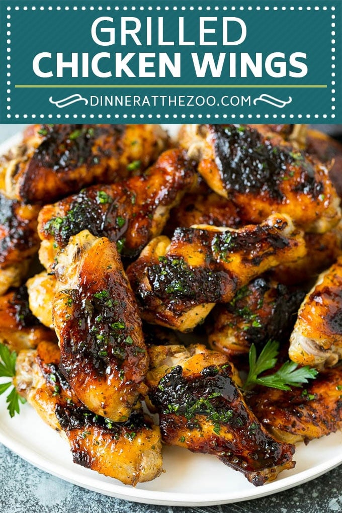 Grilled Chicken Wings | Marinated Chicken Wings | Grilled Chicken #chicken #chickenwings #grilling #marinade #dinner #appetizer #sraye