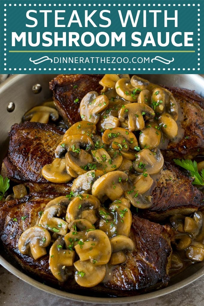 Mushroom Steak Sauce Recipe #mushrooms #steak #beef #dinner #sraye