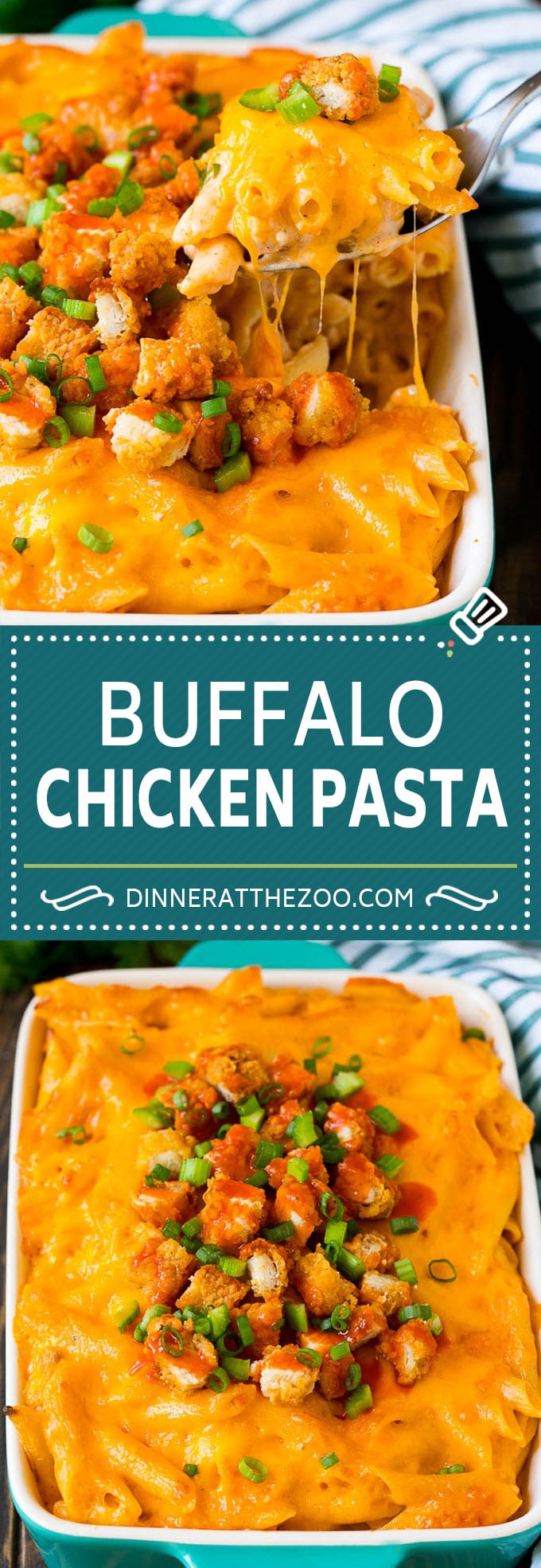 Buffalo Chicken Pasta Recipe | Baked Pasta #chicken #buffalochicken #pasta #cheese #dinner #sraye