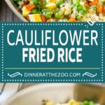 Cauliflower Fried Rice Recipe | Cauliflower Rice #rice #cauliflower #lowcarb #dinner #keto #sraye