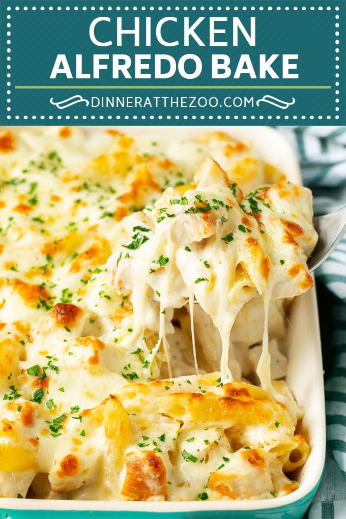 Chicken Alfredo Bake | Baked Pasta #chicken #pasta #cheese #comfortfood #dinner #sraye