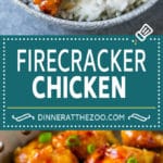 Firecracker Chicken Recipe | Asian Chicken | Spicy Chicken Recipe #chicken #stirfry #dinner #sraye