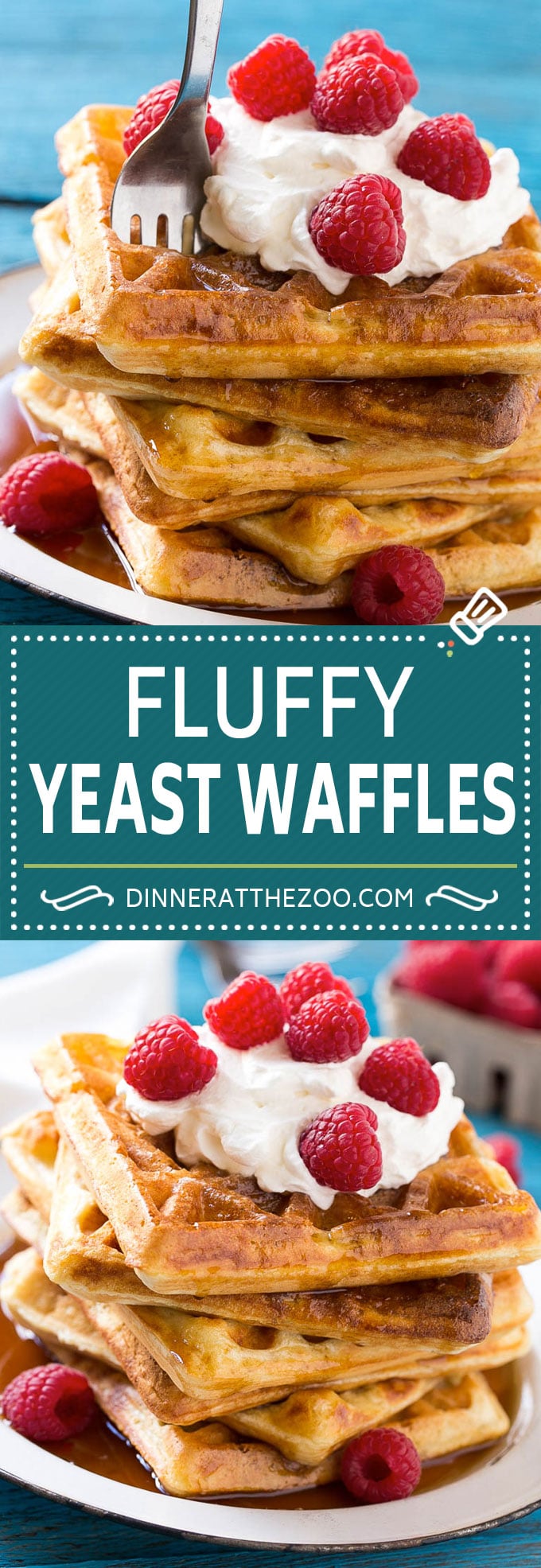Yeast Waffles Recipe | Homemade Waffles #waffles #breakfast #brunch #sraye