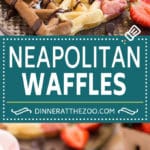 Neapolitan Waffles #waffles #breakfast #sraye