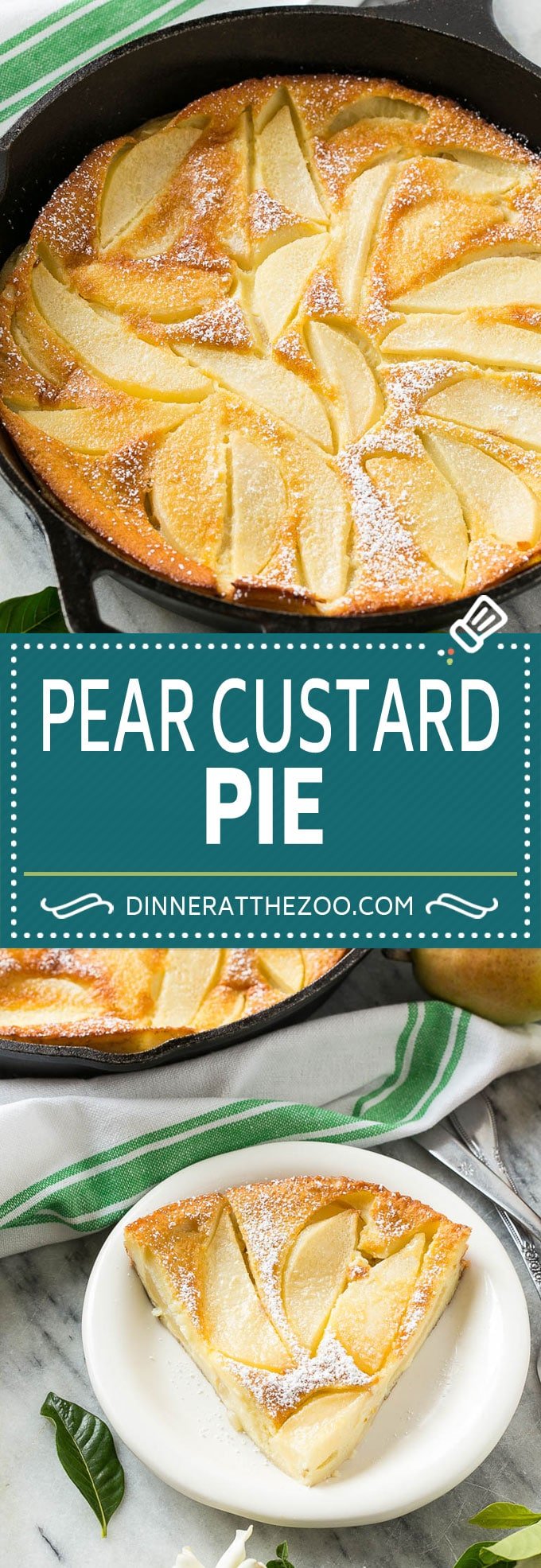 Pear Custard Pie Recipe | Pear Pie #pears #fall #pie #dessert #sraye