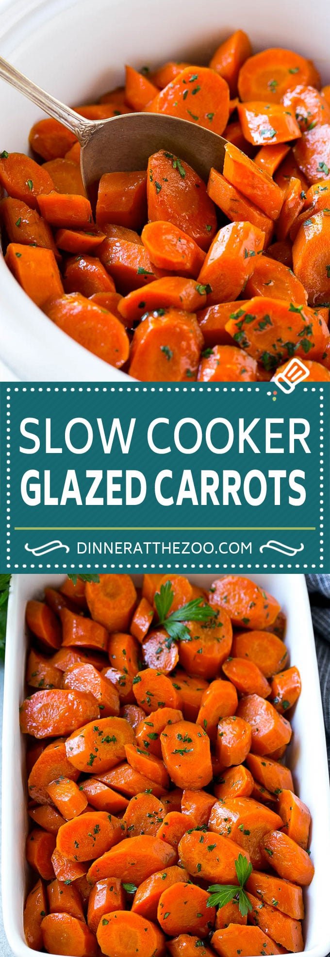 Slow Cooker Glazed Carrots Recipe | Brown Sugar Glazed Carrots | Slow Cooker Carrots #carrots #sidedish #slowcooker #crockpot #sraye