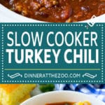 Slow Cooker Turkey Chili Recipe | Crockpot Chili | Turkey Chili | Chili With Beans Recipe | Healthy Chili Recipe #turkey #chili #beans #soup #slowcooker #crockpot #sraye