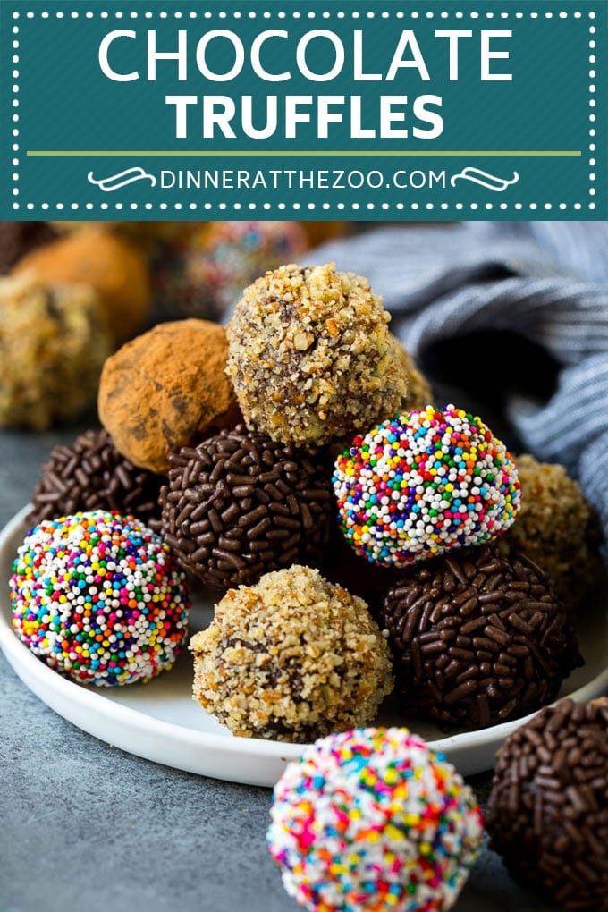 Chocolate Truffles Recipe | Homemade Candy #candy #truffles #chocolate #dessert #sprinkles #sraye