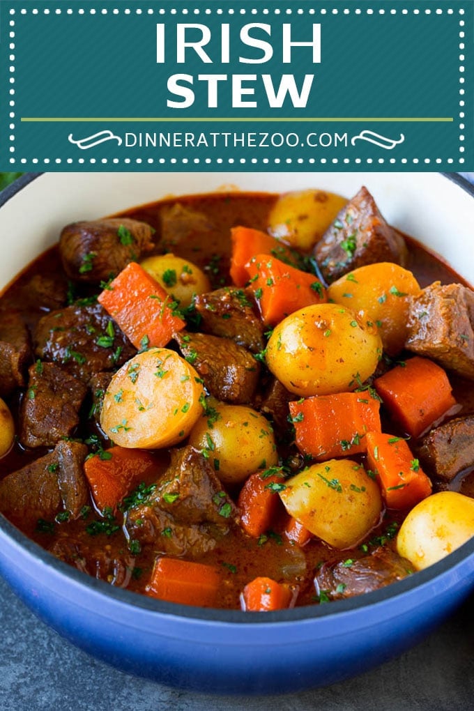 Irish Stew Recipe | Beef Stew #stew #soup #beef #carrots #potatoes #beer #stpatricksday #dinner #sraye
